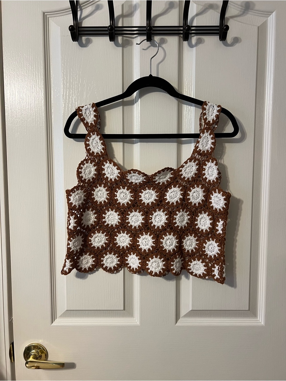 Julia Crocheted Cropped Top